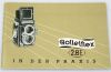 Instructions for Rolleiflex 2,8E, German